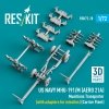 RESKIT RSK72-0020 US NAVY MHU-191/M (AERO 21A) Munitions Transporter (with adapters for missiles) (Carrier Fleet, C-130) (3D Printed model kit) 1/72